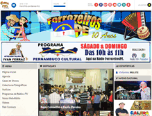 Tablet Screenshot of forrozeirospe.com.br